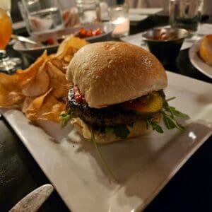 Classic Beef Burger with Chips