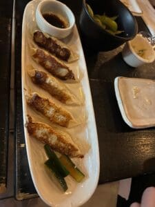 Veggie gyoza