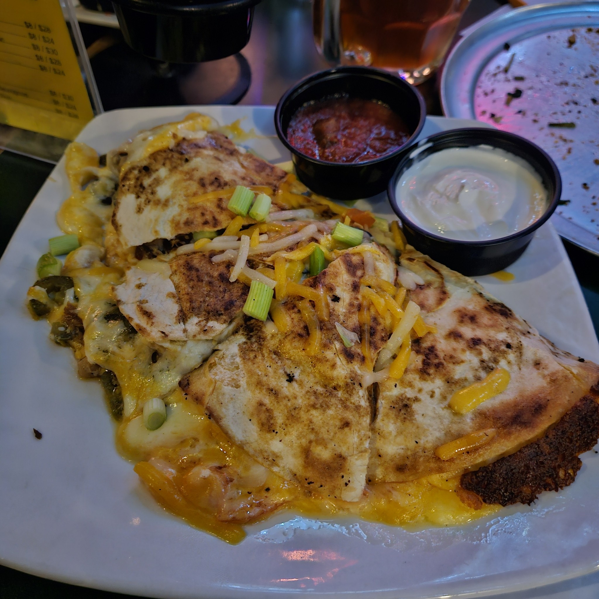 pork quesadilla