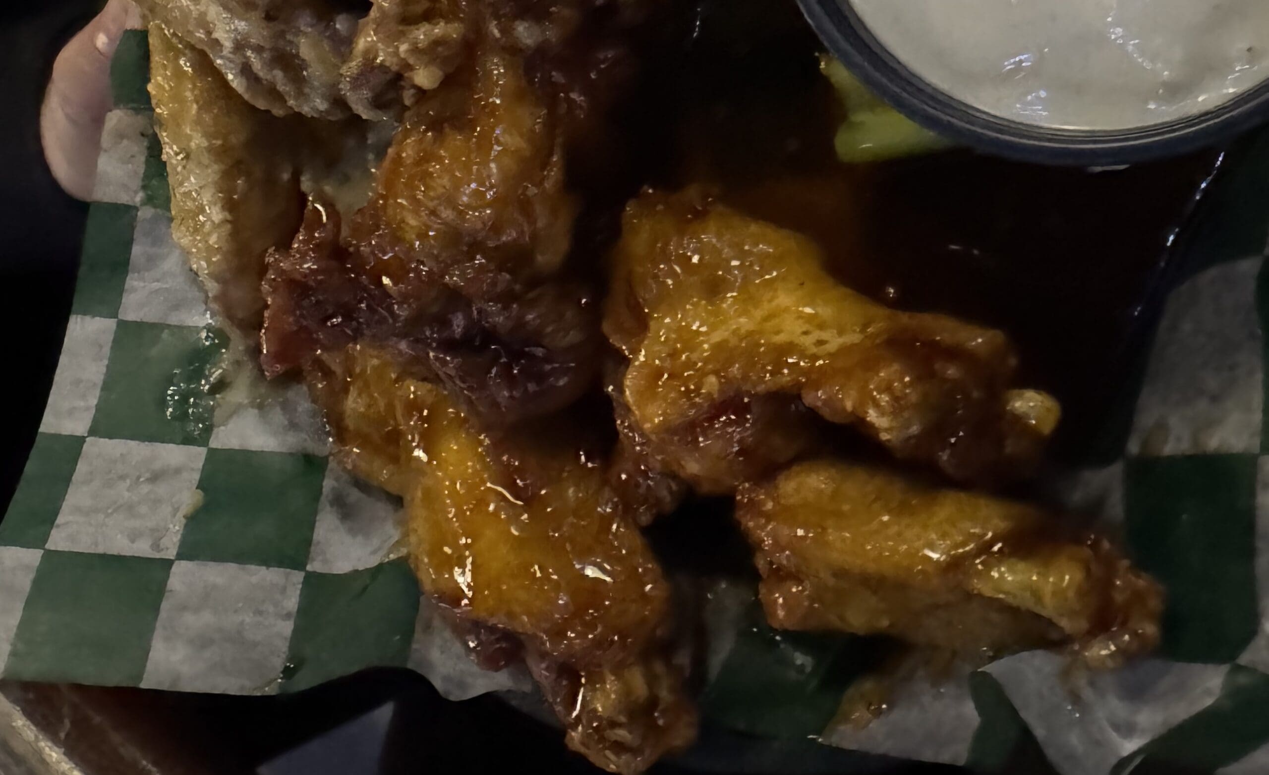 sweet and spicy chili wings