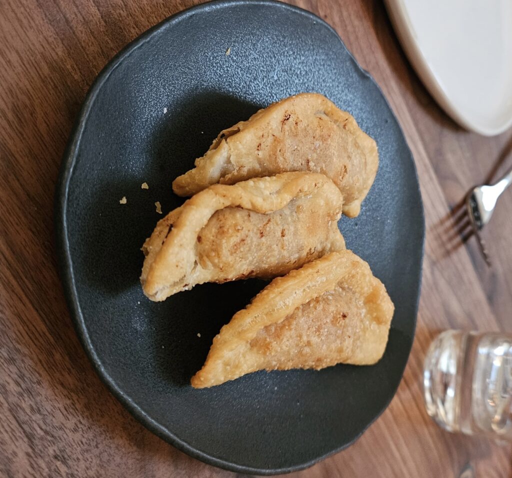 empanadas at Bonnie & Clyde Fairport