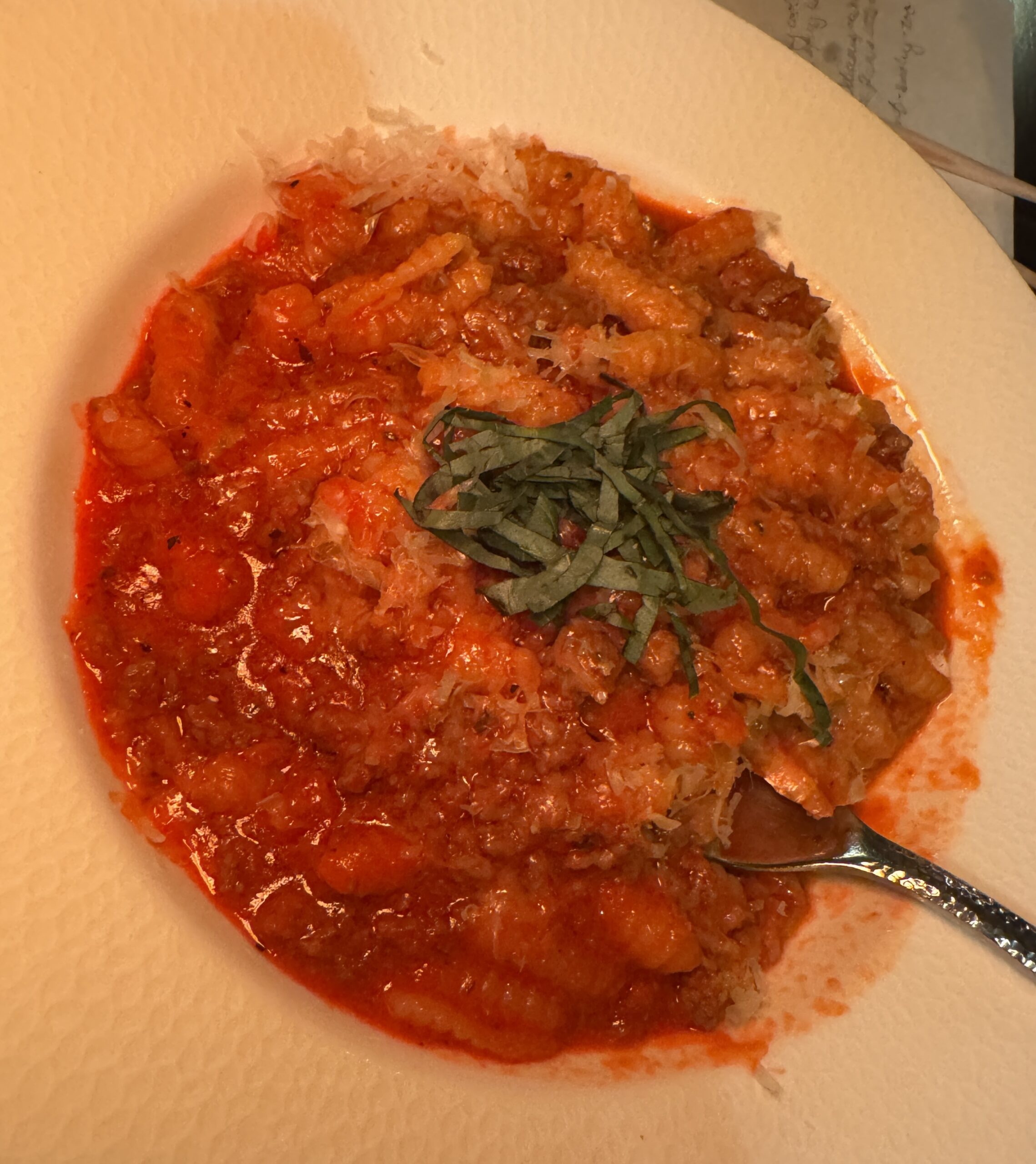 Bolognese pasta at Next Door by Wegmans